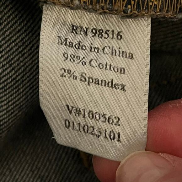 Coldwater Creek Women’s Size 12 Cropped Jeans – Dark Wash Stretch Denim - Picture 6 of 7